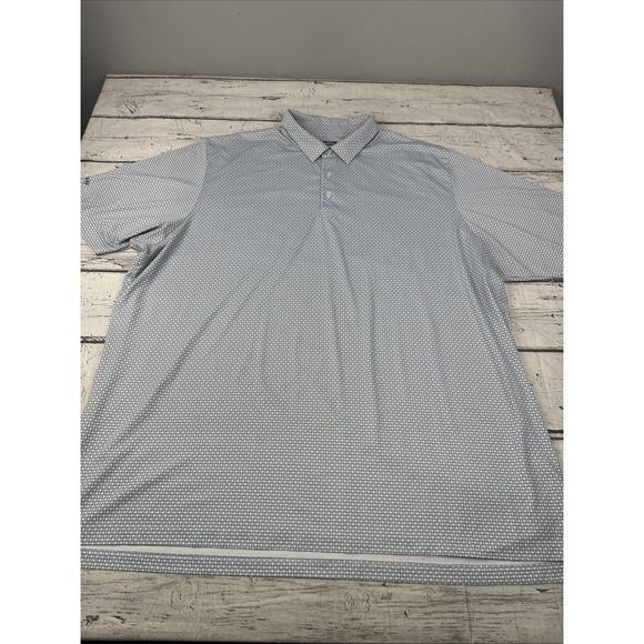 Callaway Other - CALLAWAY Opti-Dri Mens Performance Swing Tech Polo Shirt 4XLT AOP Swiss Dot EUC
